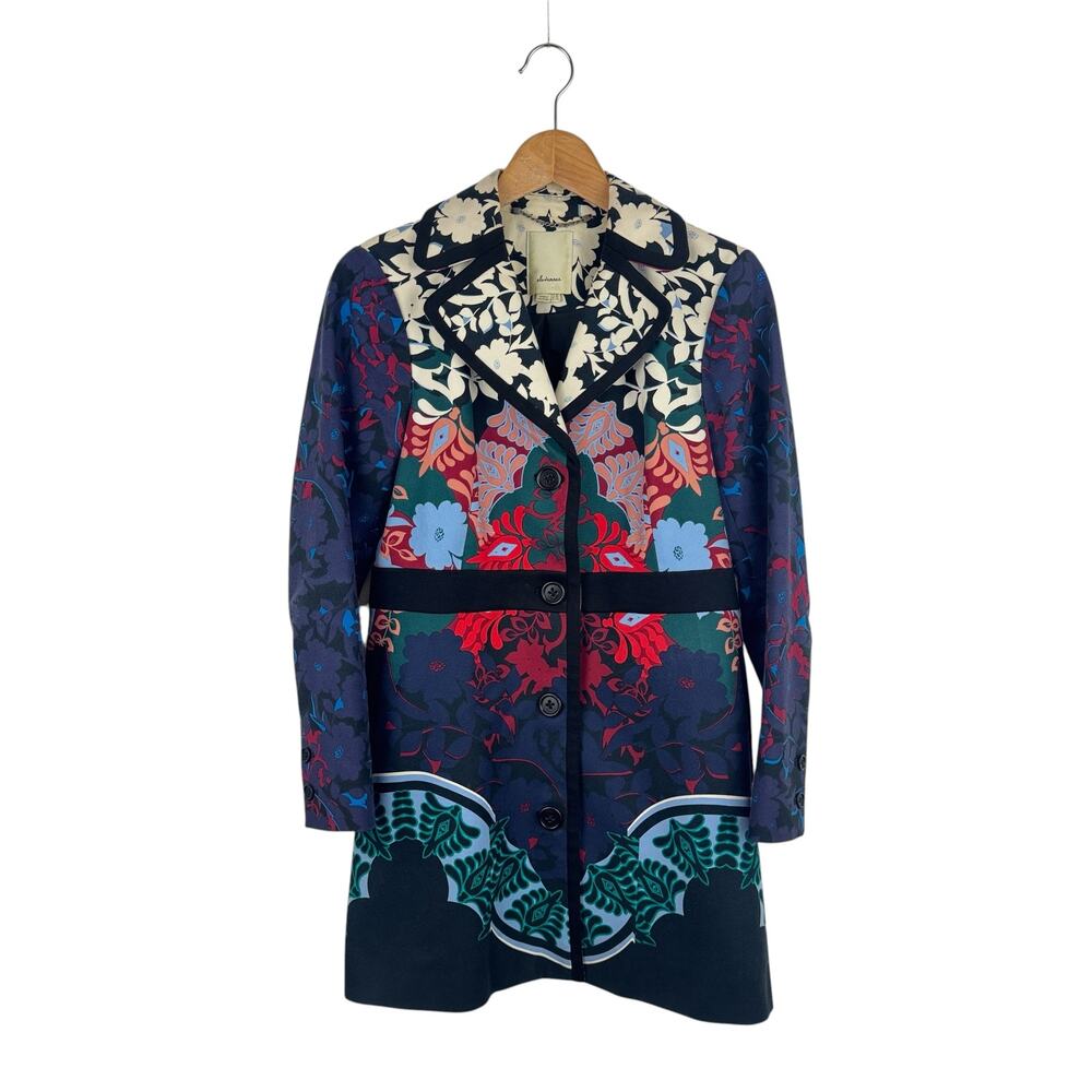 Anthropologie Elevenses Florilege Coat
